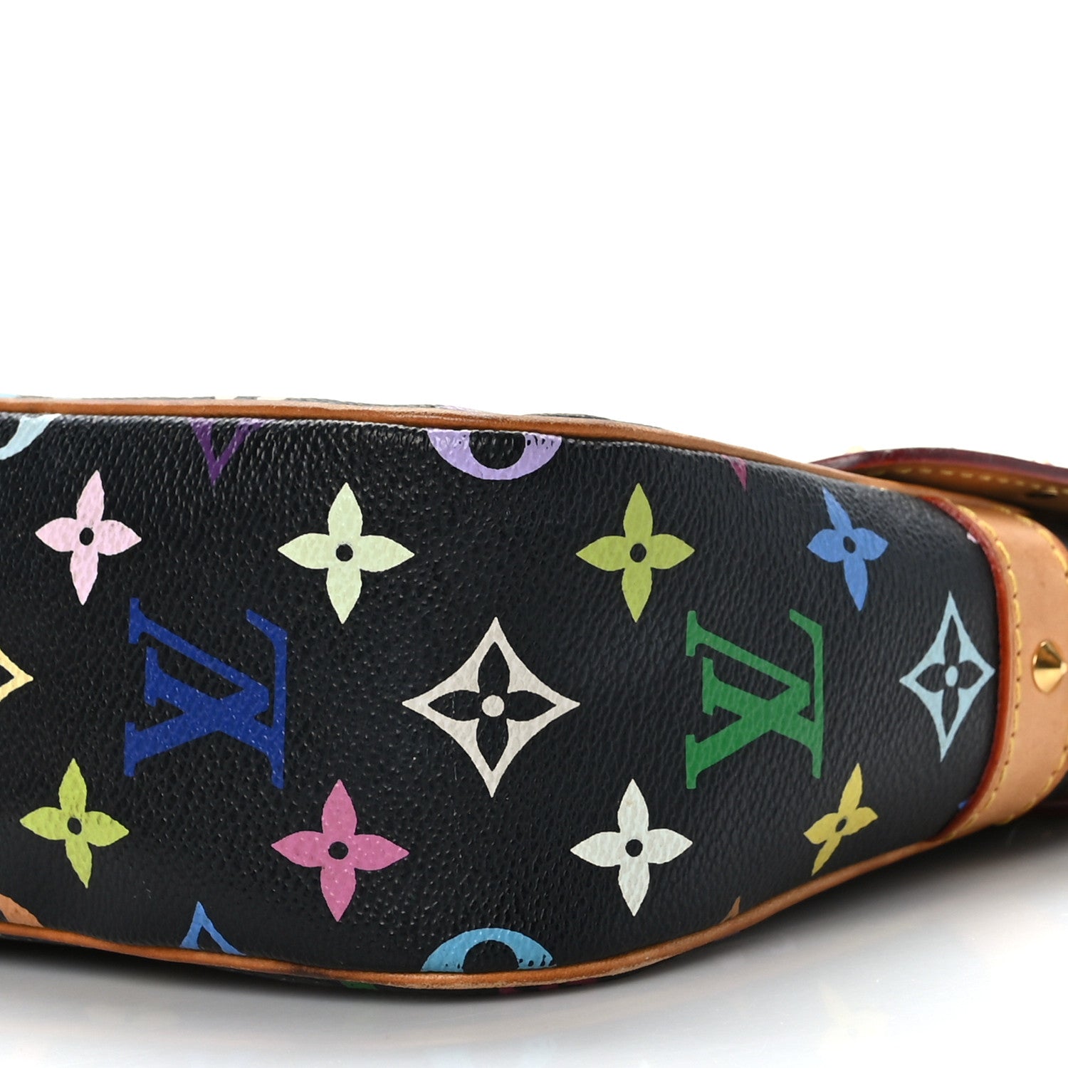 Louis Vuitton Monogram Multicolor Sologne Black 8 of 9