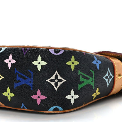 Louis Vuitton Monogram Multicolor Sologne Black 8 of 9