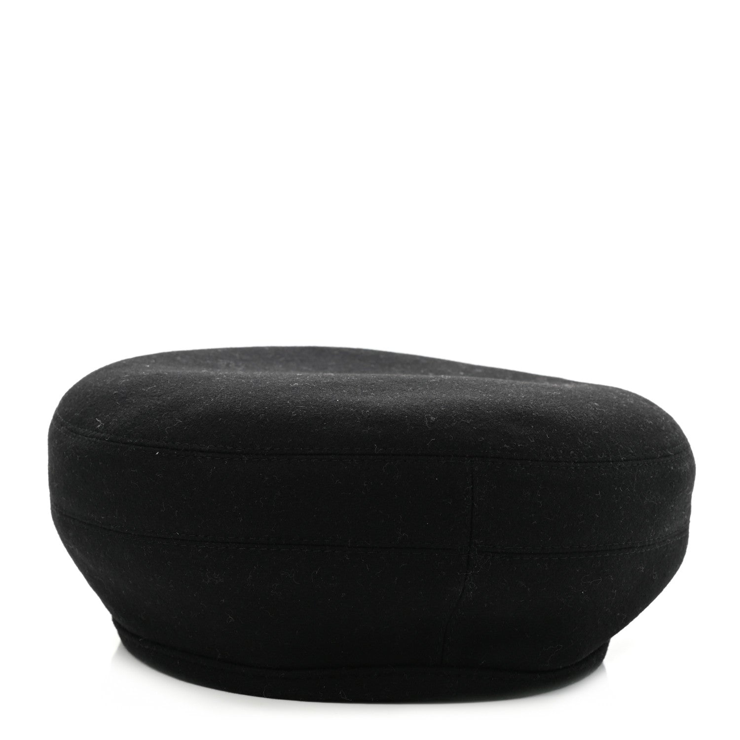 Hermes Cashmere Saint Honore Drap Beret 57 Black 5 of 9