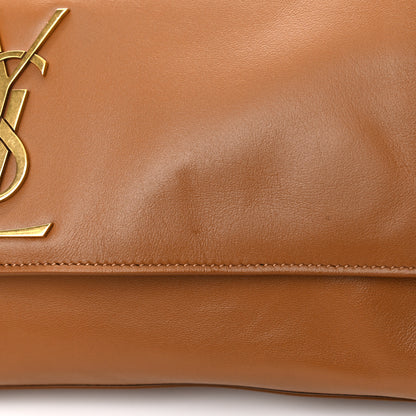 Saint Laurent Smooth Calfskin Suede Medium Reversible Monogram Kate Satchel Light Ochre 19 of 21
