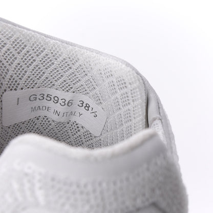 Chanel Sequin CC Sneakers 38.5 White 9 of 11