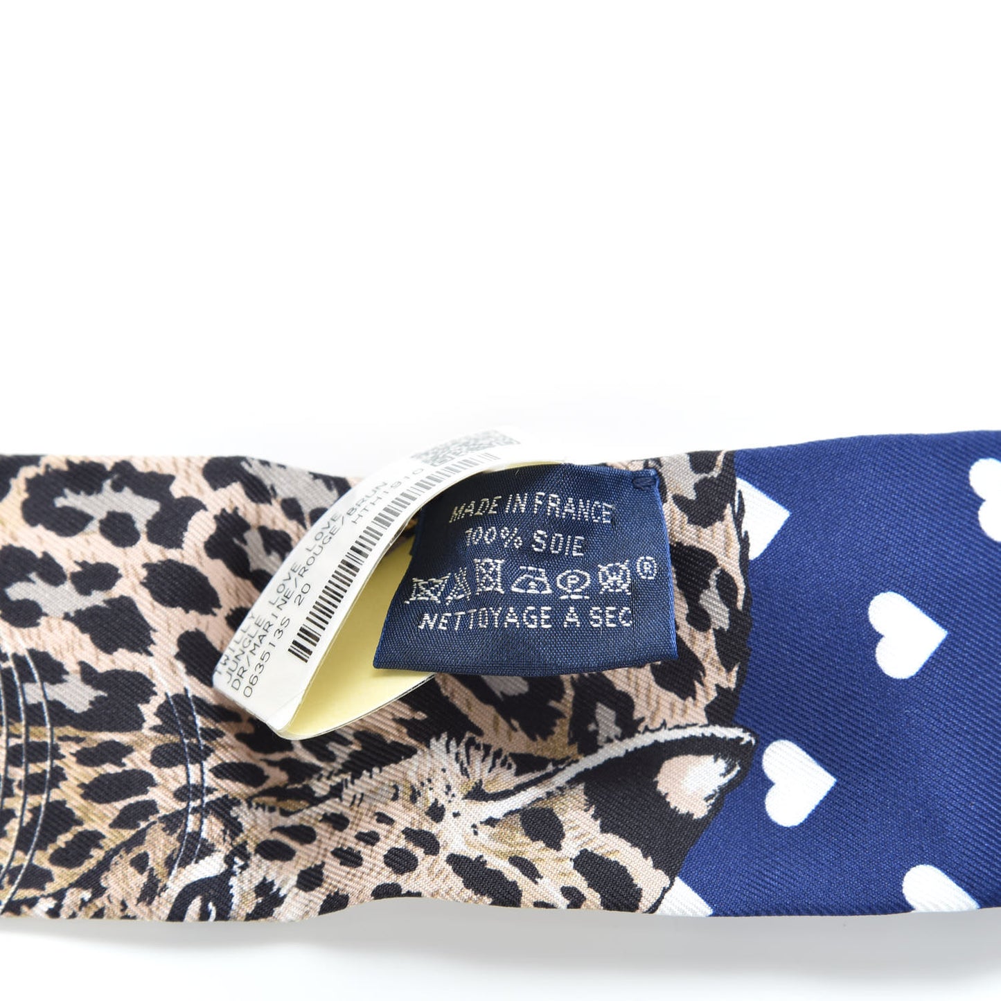 Silk Jungle Love Twilly Marine Rouge Brun