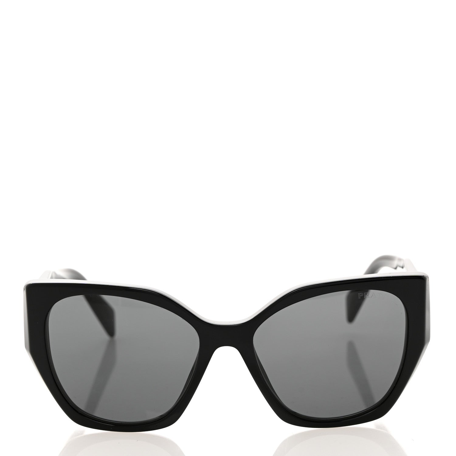 Prada Acetate Symbole Sunglasses SPR 19Z Black 2 of 8