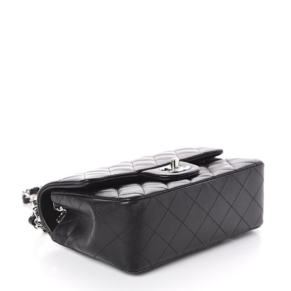 Chanel Lambskin Quilted Mini Rectangular Flap Black 3 of 8
