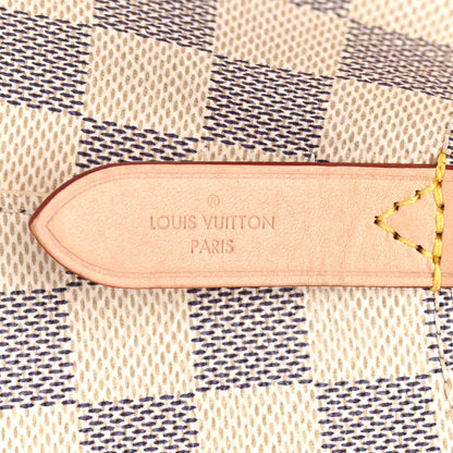 Louis Vuitton Damier Azur Braided Neonoe MM Peach Cream 7 of 11