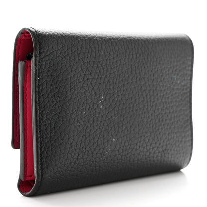 Louis Vuitton Taurillon Capucines Compact Wallet Black 3 of 17