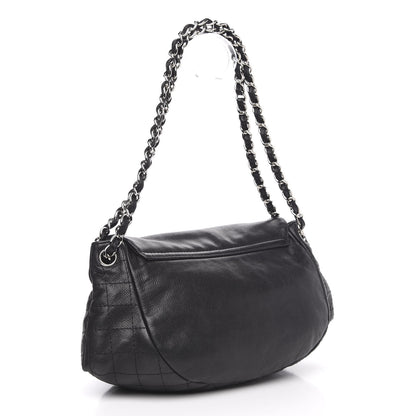 Chanel Caviar Half Moon Large Flap Black 3 of 13