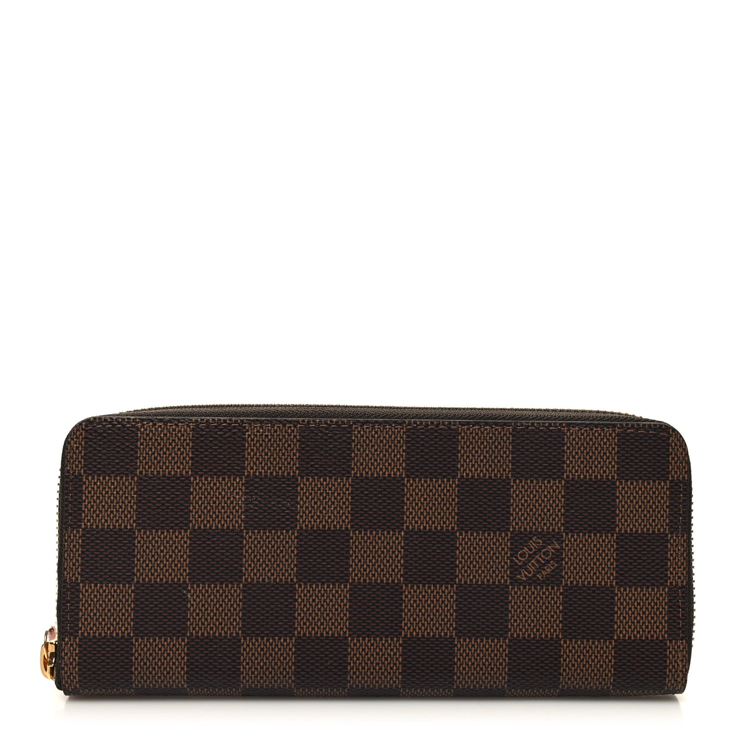 Damier Ebene Clemence Wallet Rose Ballerine