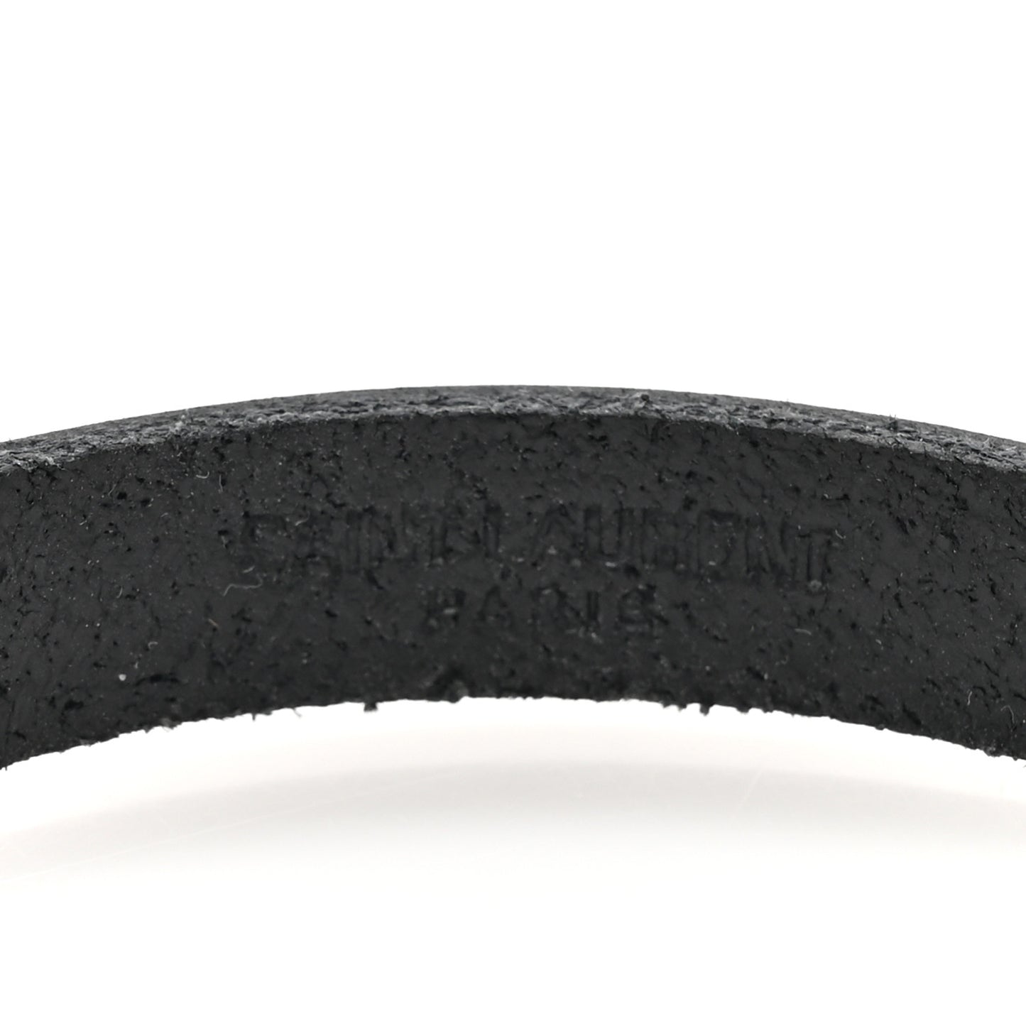 Calfskin Opyum Double Wrap Bracelet Black Gold