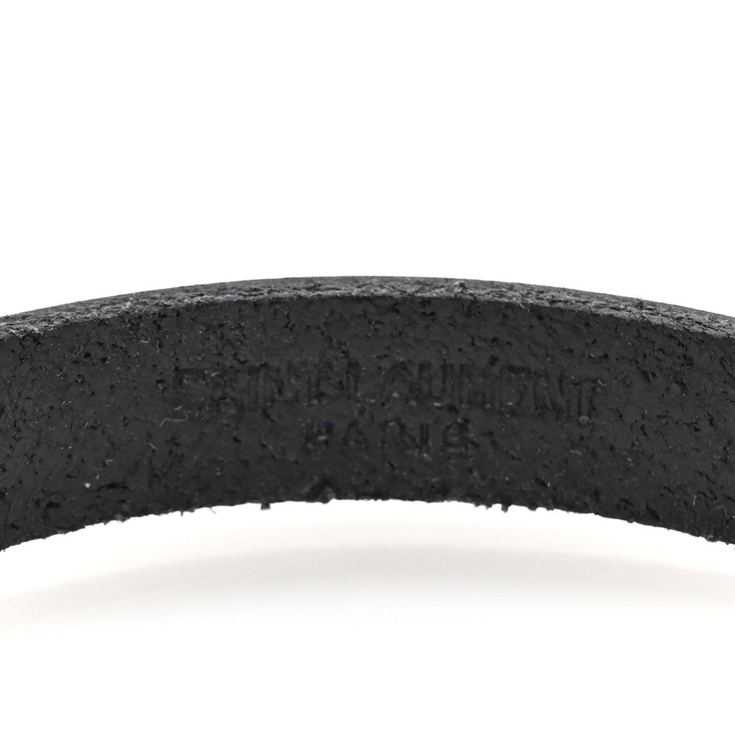 Saint Laurent Calfskin Opyum Double Wrap Bracelet Black Gold 4 of 6