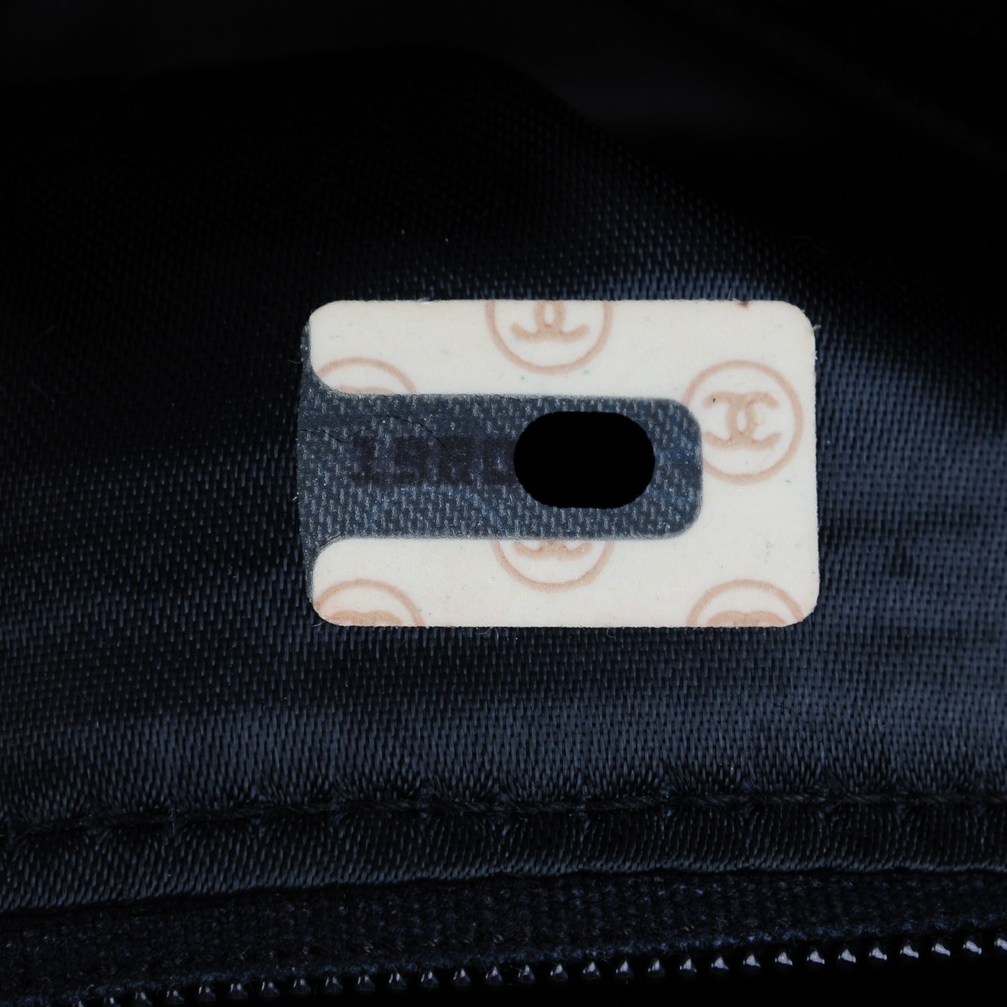 Lambskin Chevron Camera Bag Black