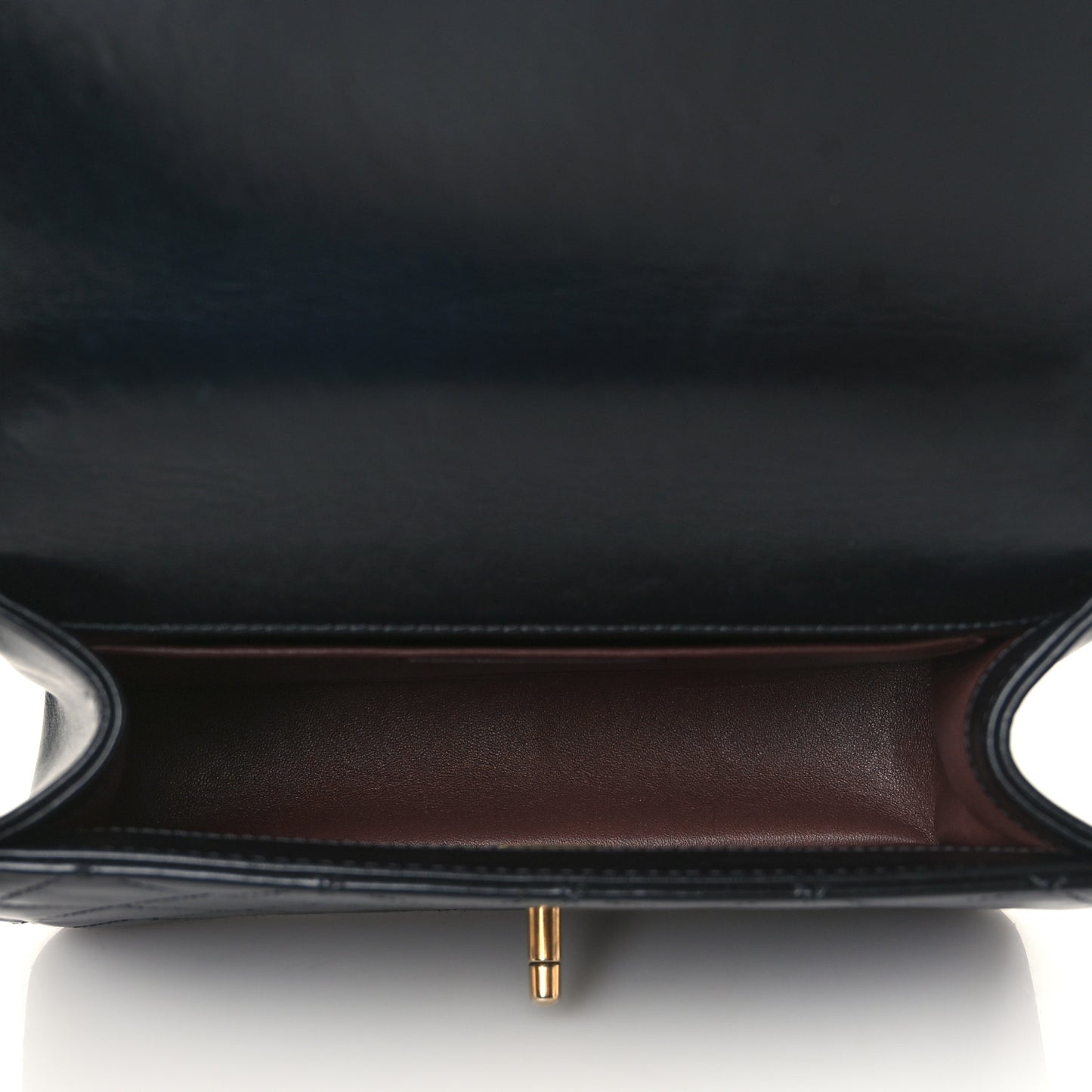Calfskin Quilted Perfect Fit Flap Black