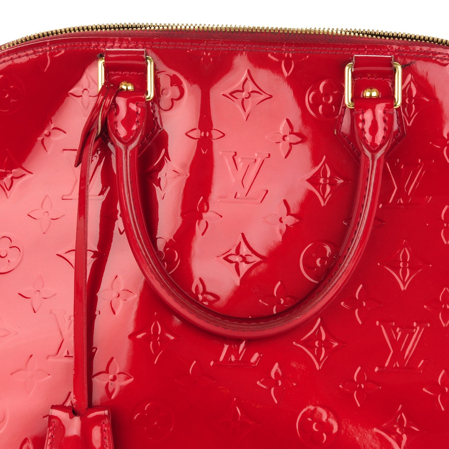 Louis Vuitton Vernis Alma GM Pomme D'Amour 9 of 10