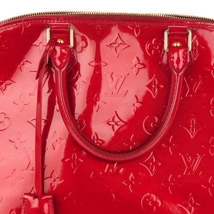 Louis Vuitton Vernis Alma GM Pomme D'Amour 9 of 10