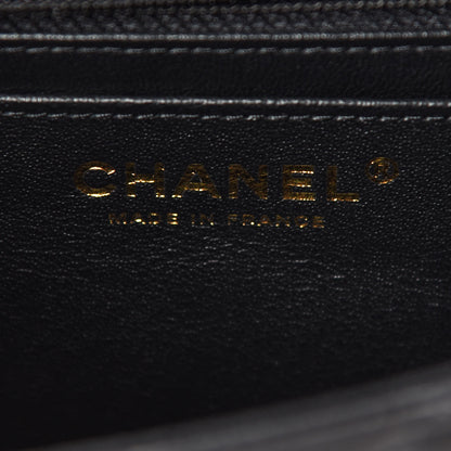 Chanel Lambskin Quilted Mini Rectangular Flap Black 6 of 9