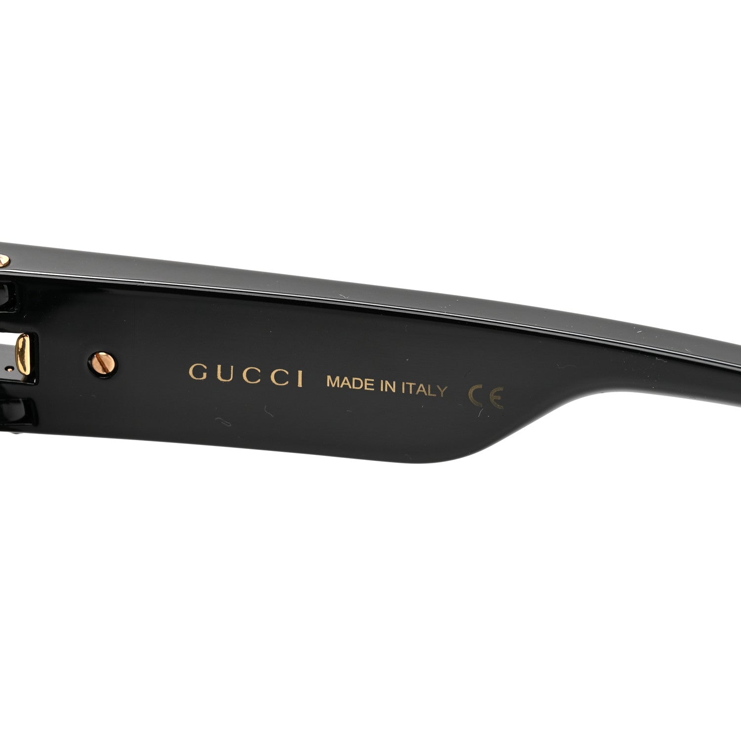 Gucci Acetate Rectangle Frame Web Sunglasses GG0664S Black 6 of 8