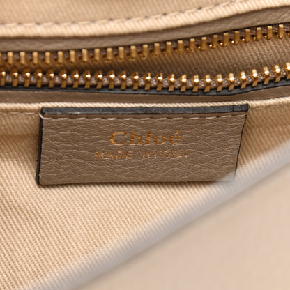 Chloe Suede Calfskin Mini Faye Backpack Motty Grey 6 of 9