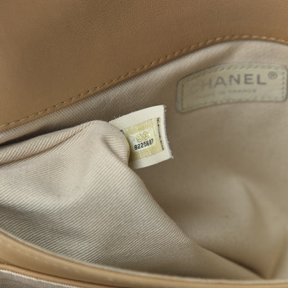 Chanel Calfskin Square Stitched Mademoiselle Shoulder Bag Tan 11 of 13