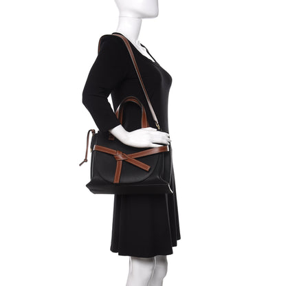 Loewe Calfskin Small Gate Tote Pecan Black 2 of 11