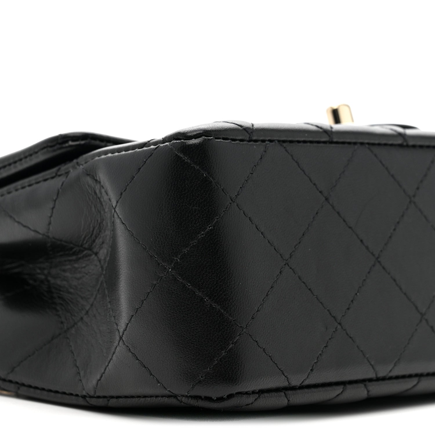 Chanel Lambskin Quilted Mini Rectangular Flap Black 6 of 11