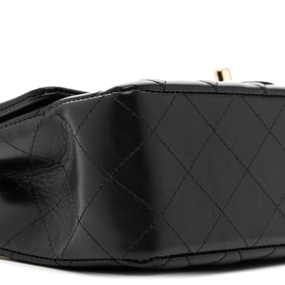Chanel Lambskin Quilted Mini Rectangular Flap Black 6 of 11
