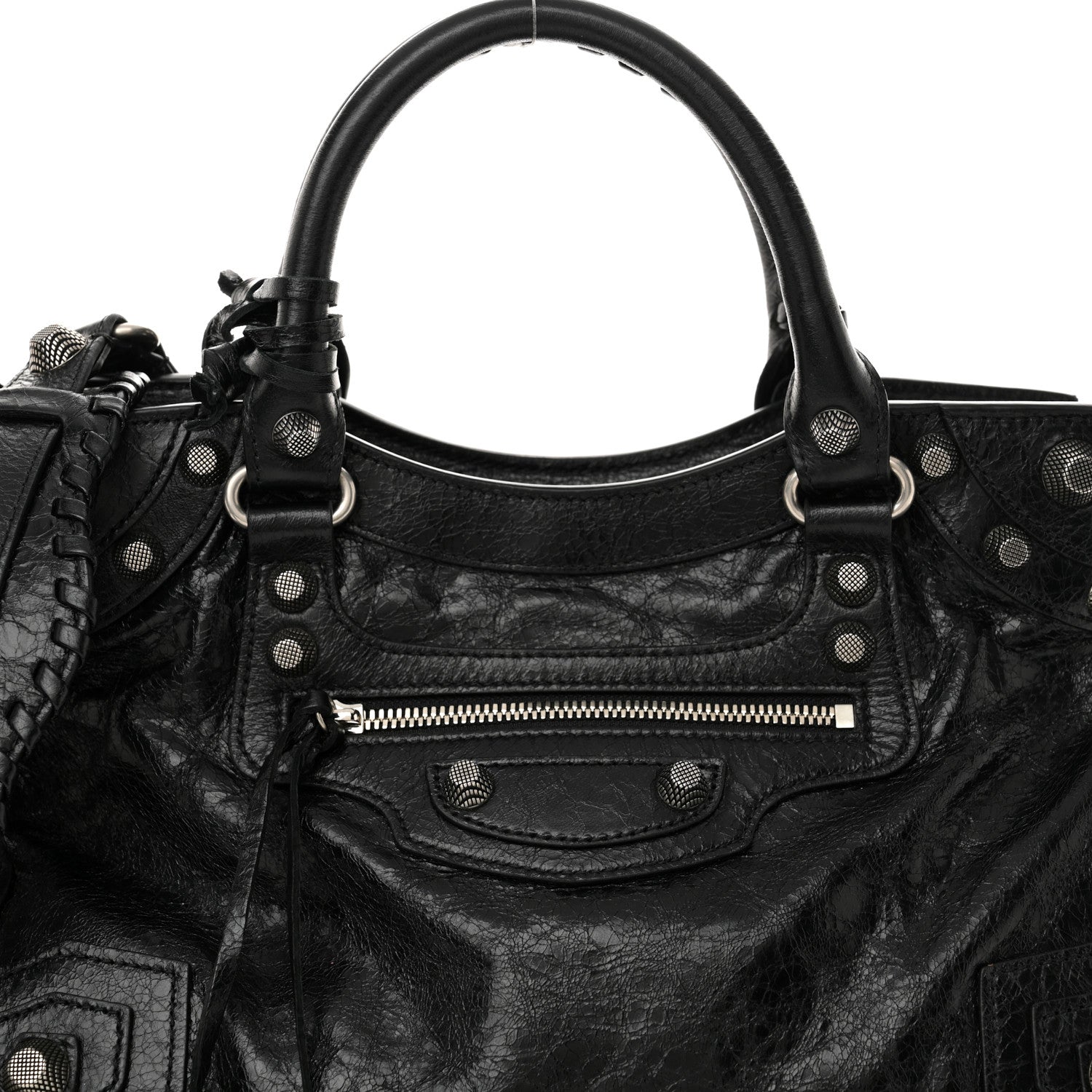Balenciaga Agneau Arena Neo Cagole City Handbag Black 9 of 11