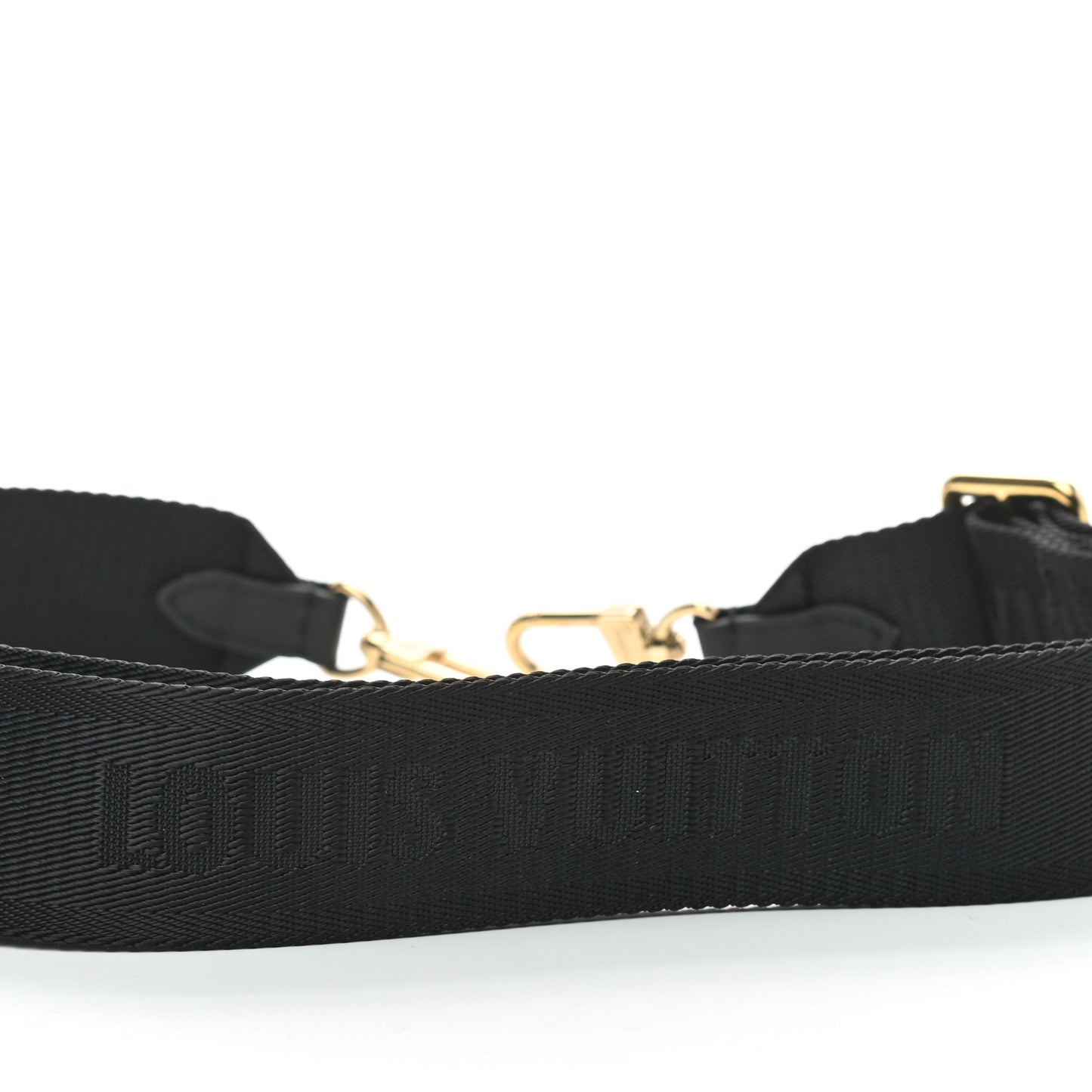 Nylon Petite Malle Souple Shoulder Strap Black