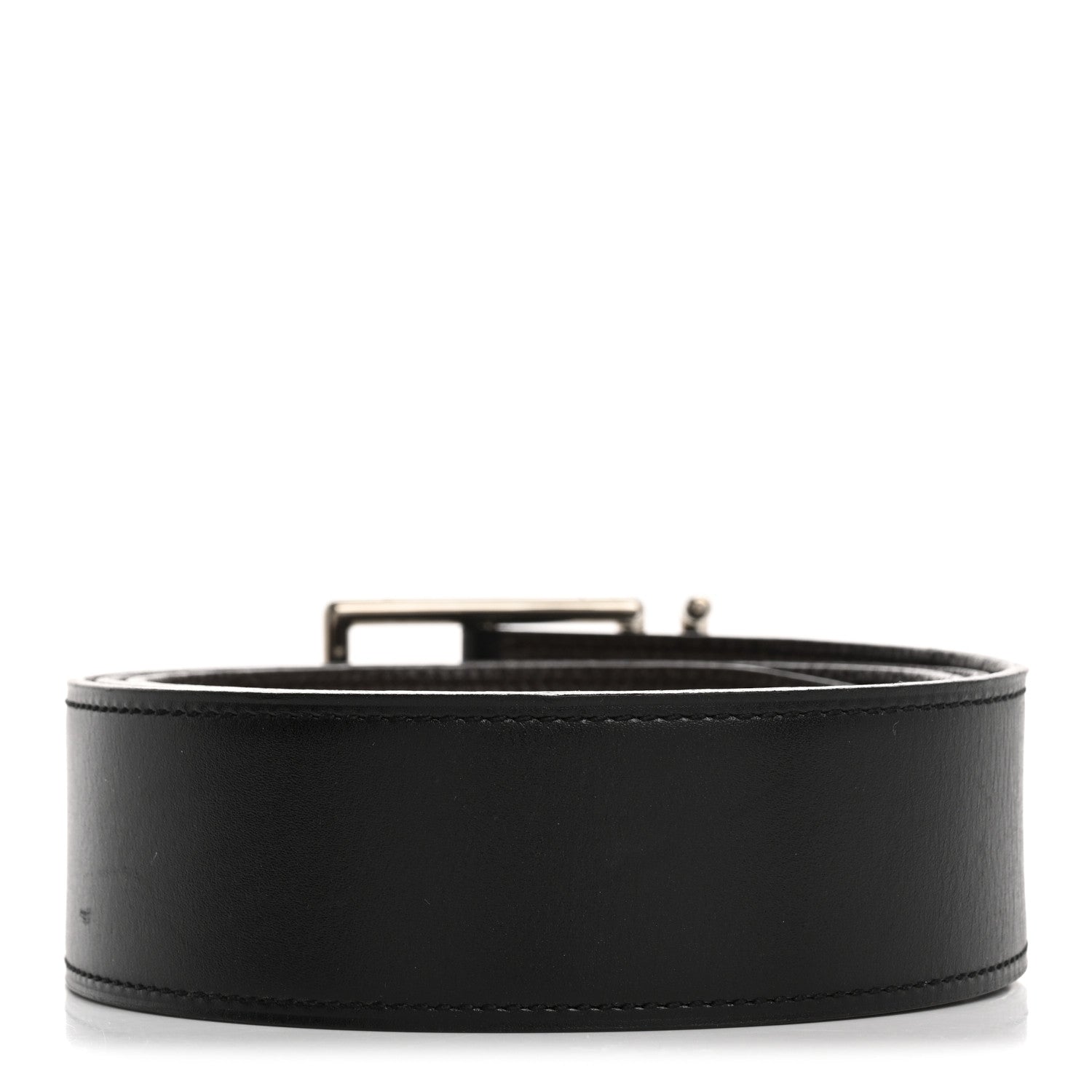 Hermes Box Togo Nathan 40 Belt 105 42 Brown 2 of 9
