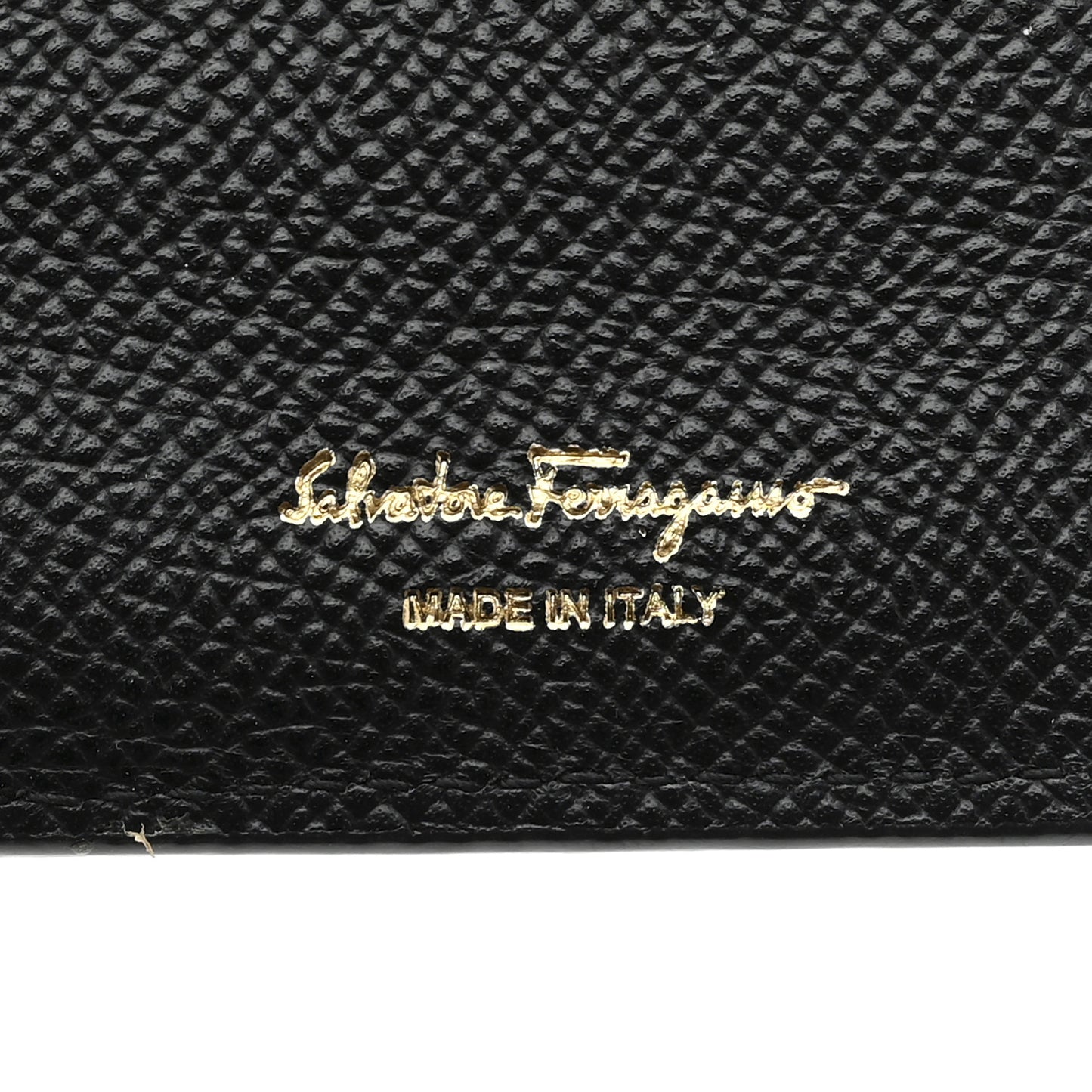 Grained Calfskin Gancini Continental Wallet Black