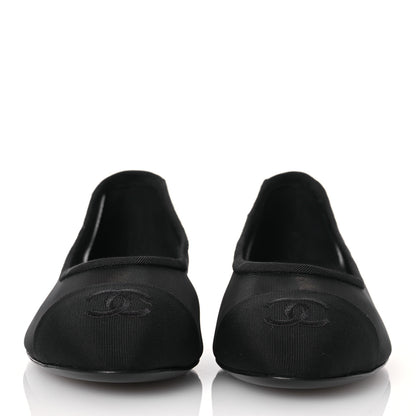 Chanel Mesh CC Ballerina Flats 36 Black 2 of 11