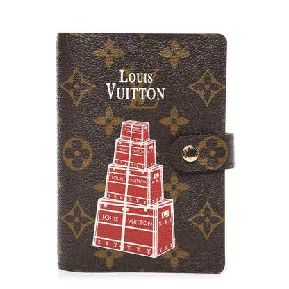 Louis Vuitton Monogram Malle Empilees Stacked Trunks Small Ring Agenda Cover 1 of 7