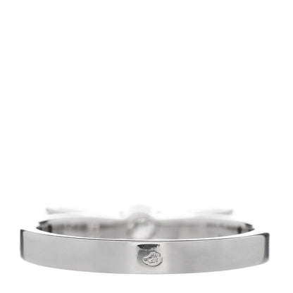 Chanel 18K White Gold Diamond Ruban Ring 48 4.5 3 of 6