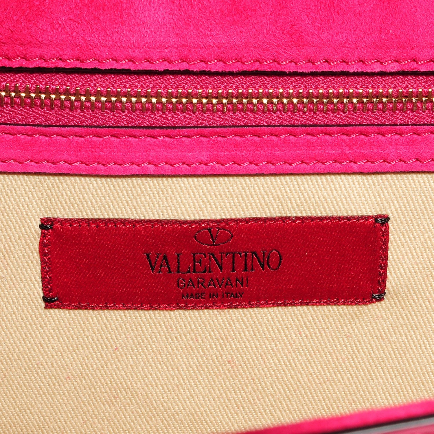 Valentino Garavani Patent Large Glam Lock Rockstud Flap Cyclamin 10 of 24