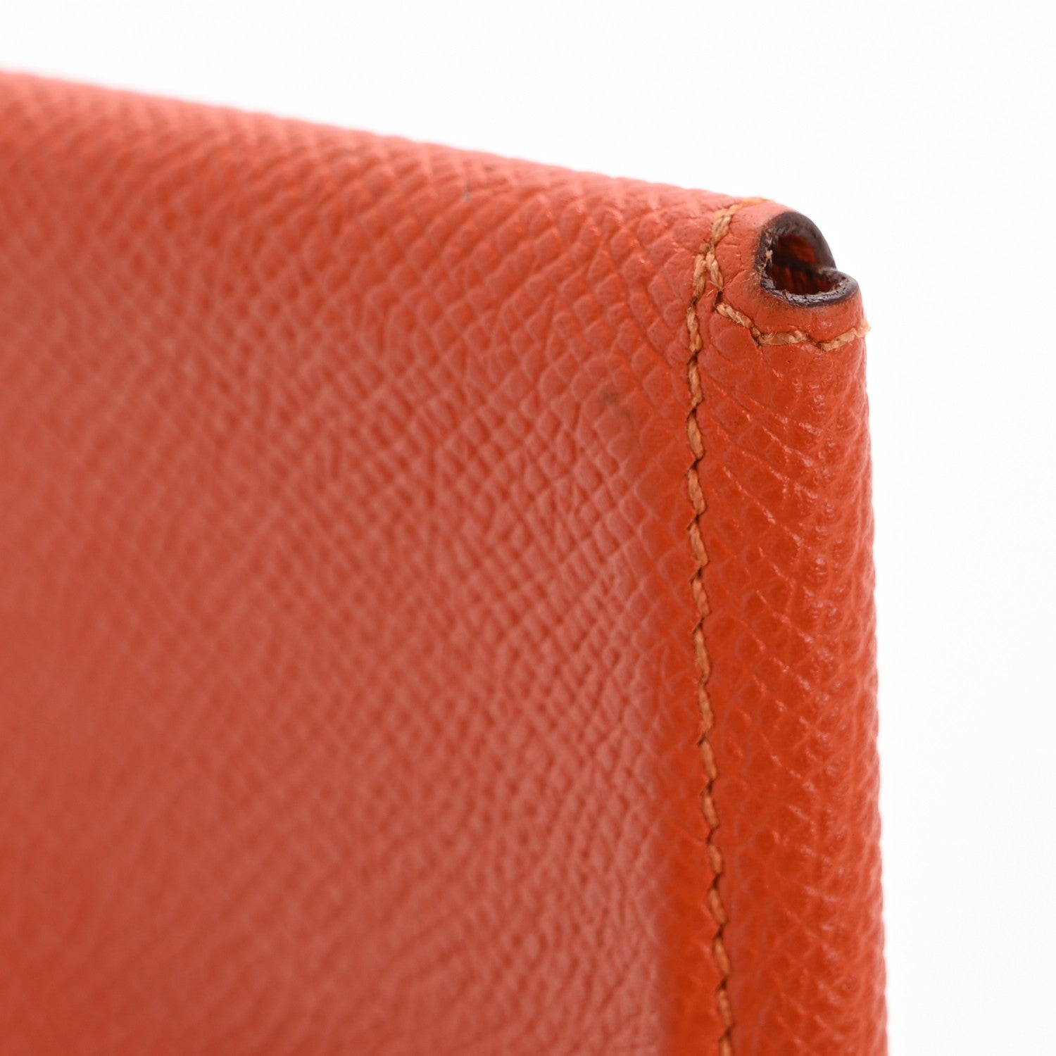 Hermes Epsom Guernesey Card Case Orange 13 of 17