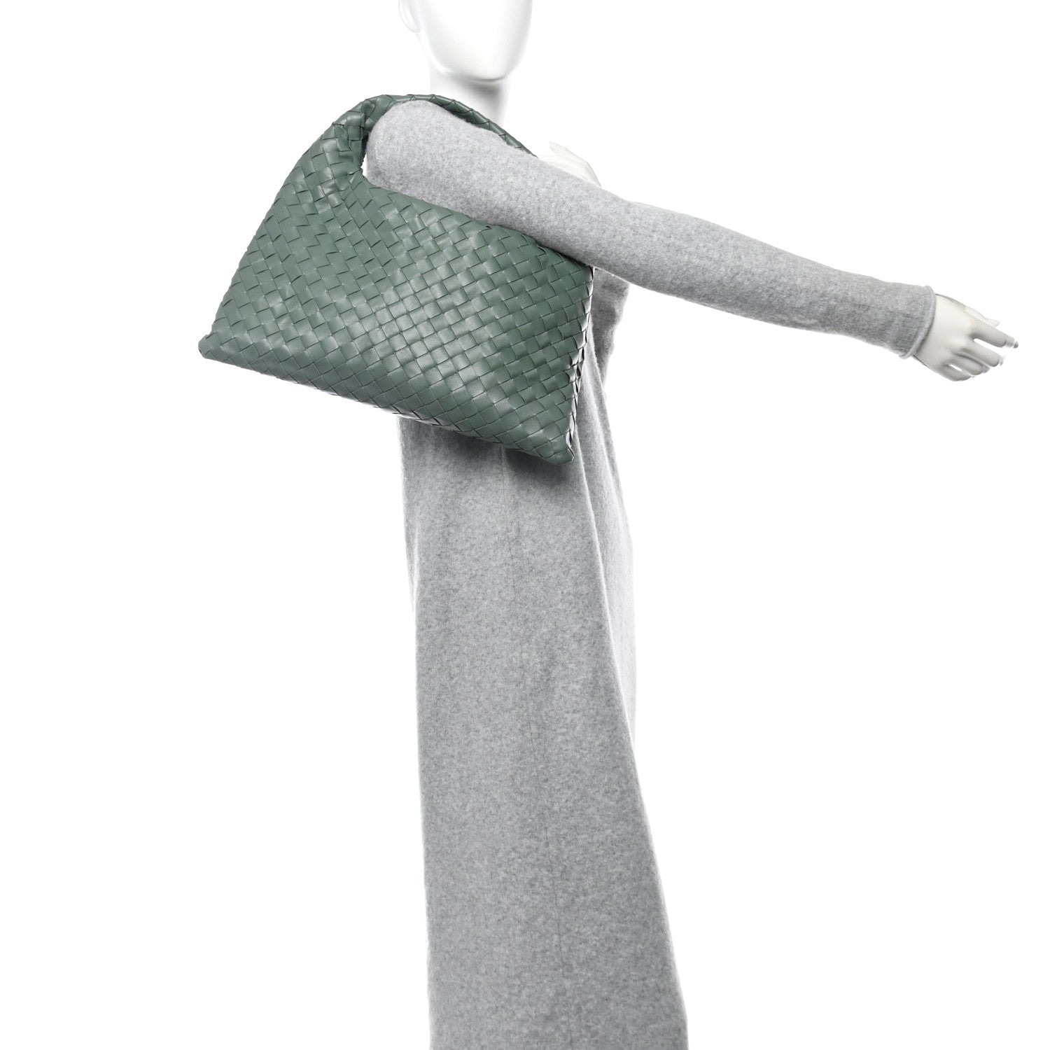 Bottega Veneta Nappa Intrecciato Small Hop Aloe 3 of 10