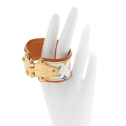 Louis Vuitton Monogram Multicolor Save It Bracelet 17 White 2 of 5