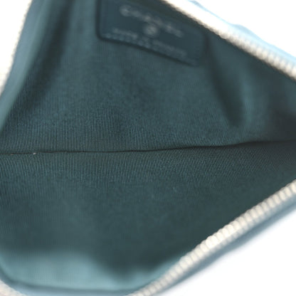 Chanel Caviar Quilted Classic iPhone Pouch Dark Turquoise 4 of 8