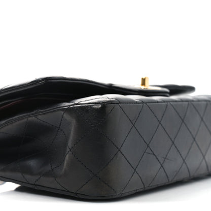 Chanel Lambskin Quilted Medium Double Flap Black 9 of 11