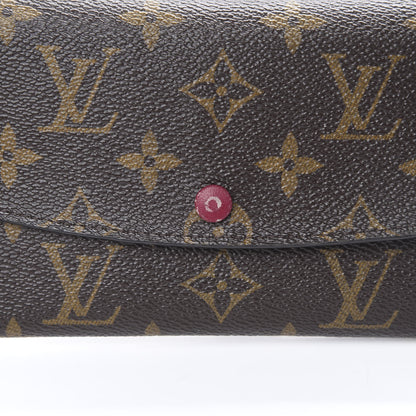 Louis Vuitton Monogram Emilie Wallet Fuchsia 11 of 12