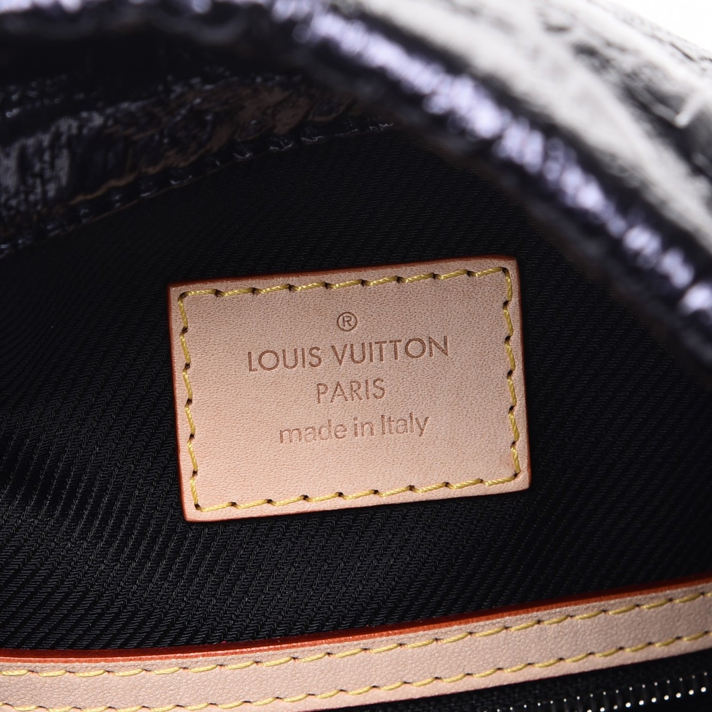 Jacquard Quilted Monogram Limelight Clutch MM Blue de France