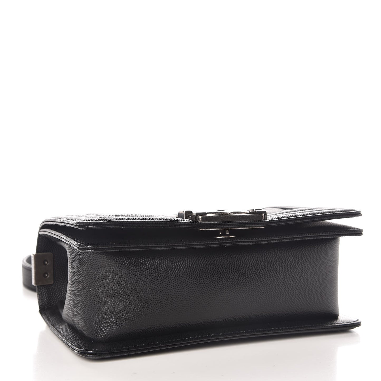 Caviar Quilted Small Boy Flap Black