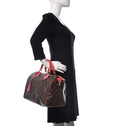 Louis Vuitton Monogram Totem Speedy 30 Flamingo 2 of 9