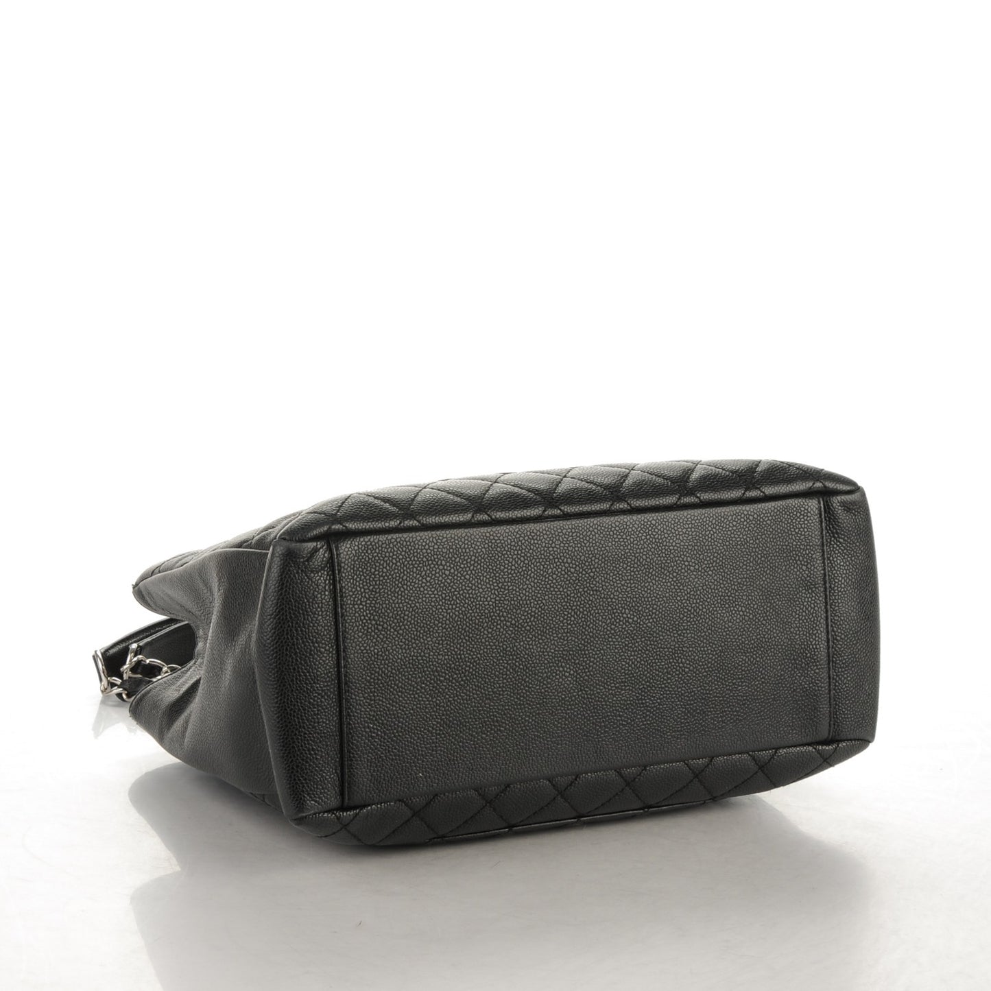 Caviar Quilted Grand Shopping Tote GST Black
