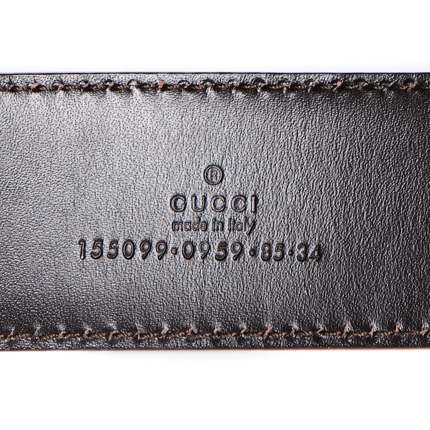 Guccissima Belt 85 34 Bronze