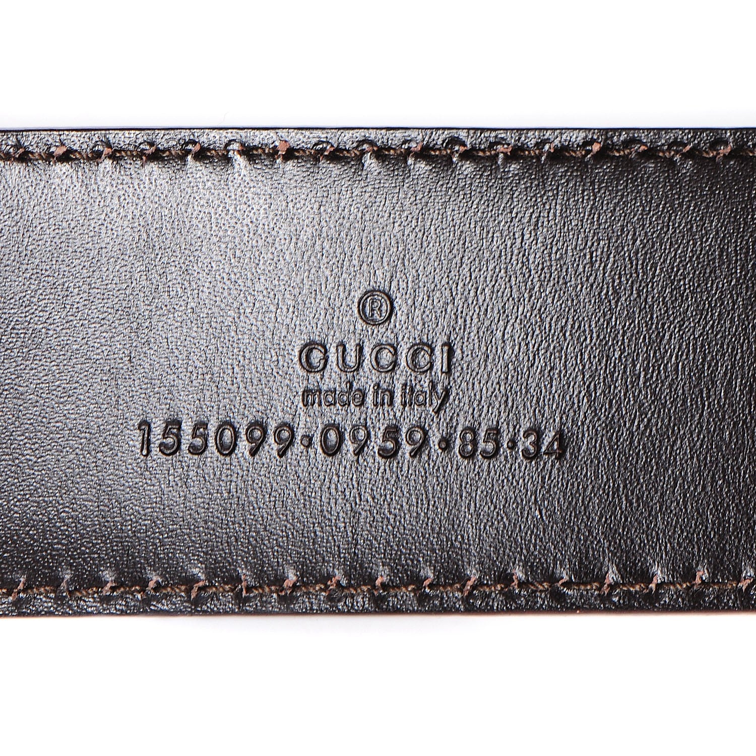 Gucci Guccissima Belt 85 34 Bronze 4 of 4
