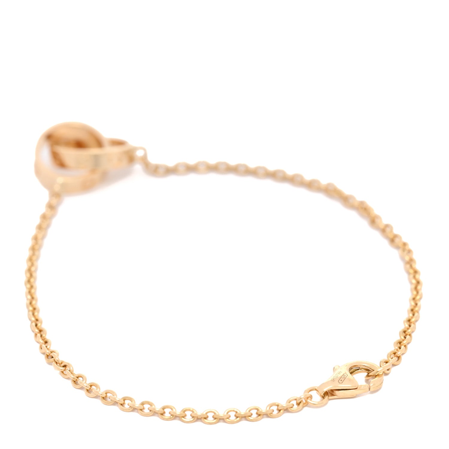 Cartier 18K Yellow Gold Interlocking LOVE Bracelet 2 of 3
