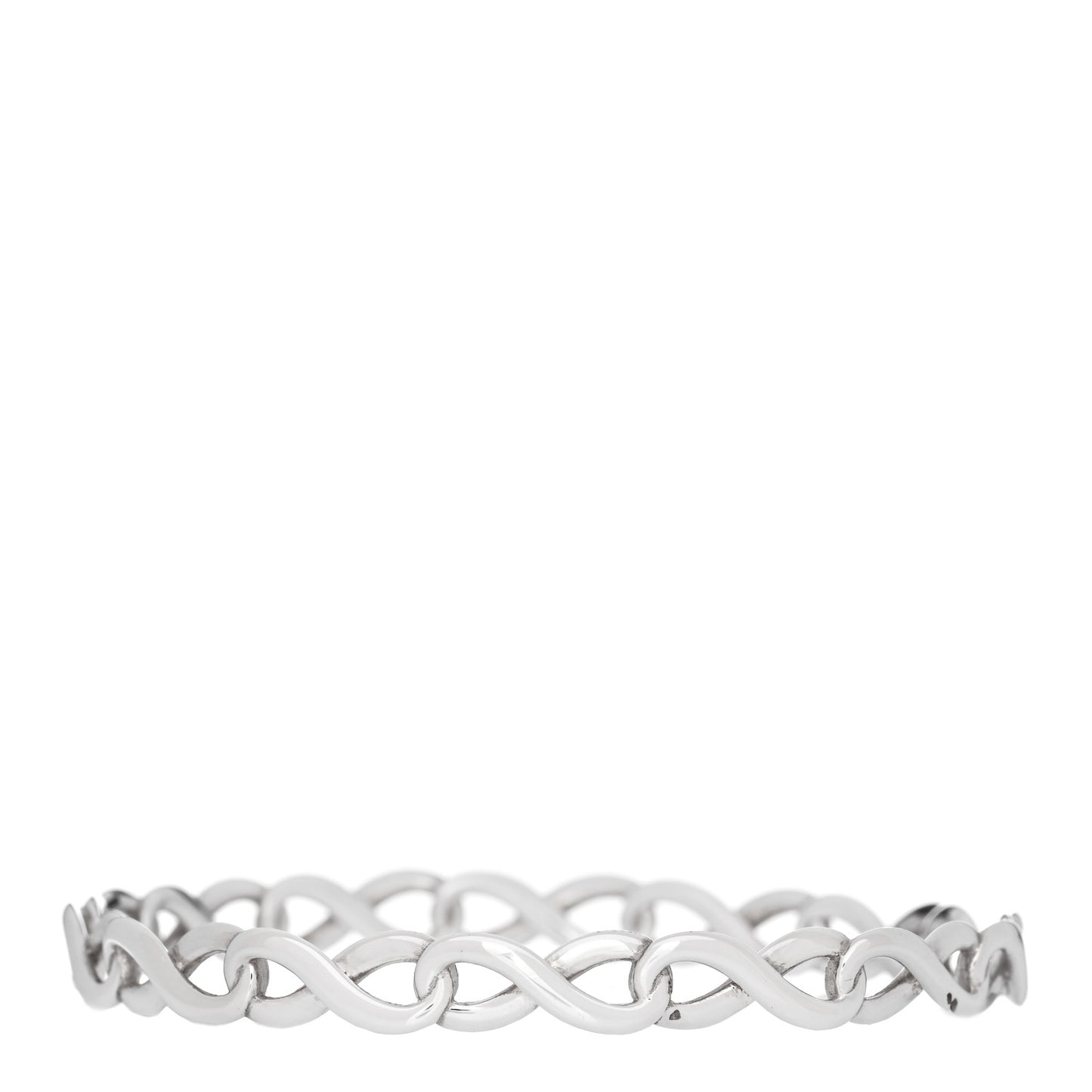 Sterling Silver Infinity Bangle Bracelet