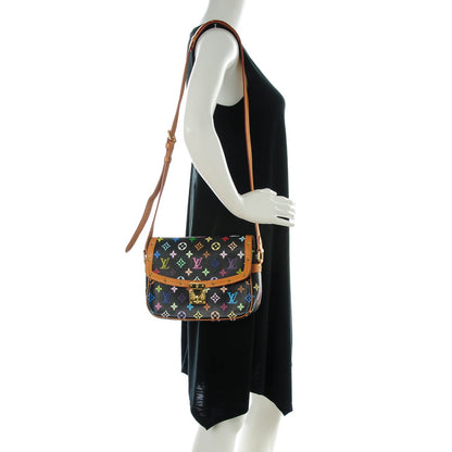 Louis Vuitton Monogram Multicolor Sologne Black 2 of 6