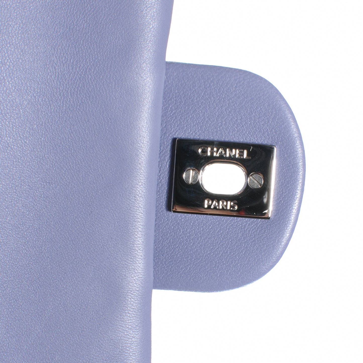 Lambskin Quilted New Mini Flap Lavender