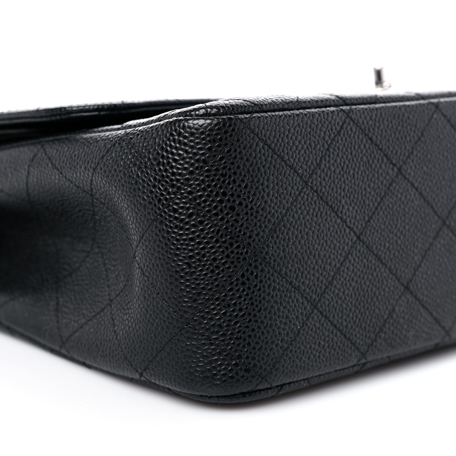 Chanel Caviar Quilted Jumbo Double Flap Black 8 of 11